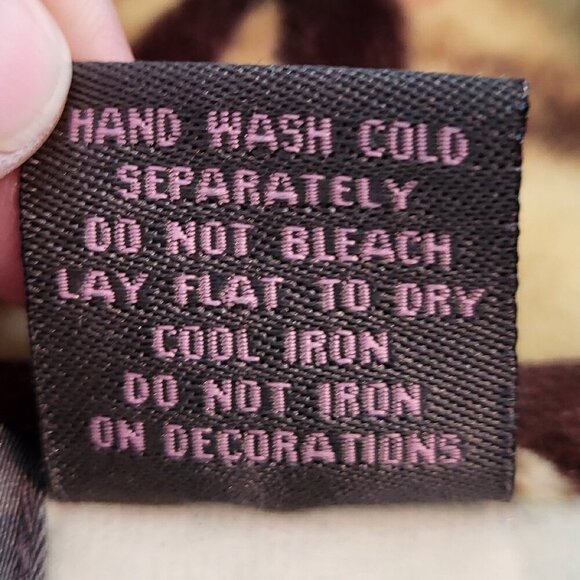 French Postcards The Wild West Ranch Sequined Velour Zip Up Hoodie Size Medium - Picture 14 of 14